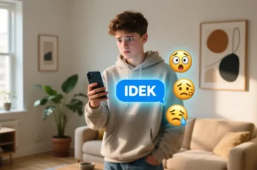 what does idek mean in text