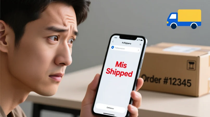 what does mis shipped mean