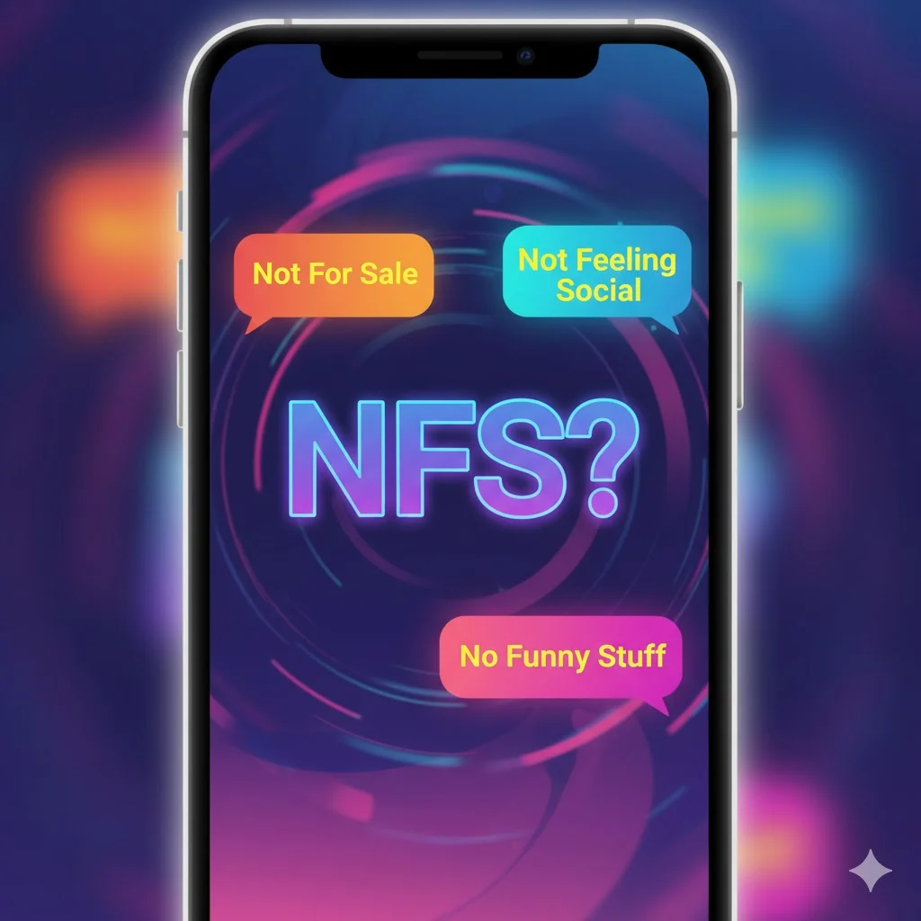 what does nfs mean in text