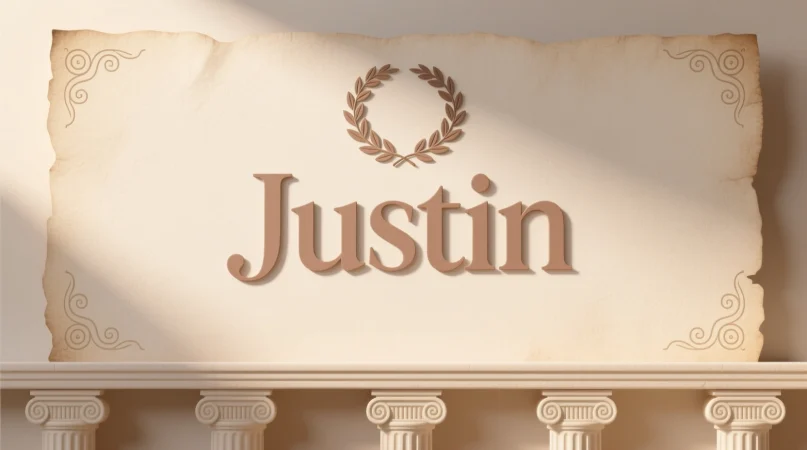 what does the name justin mean