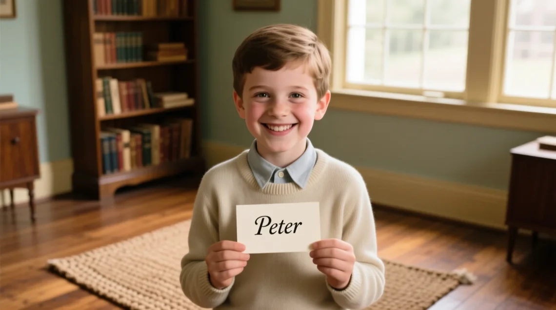 what does the name peter mean
