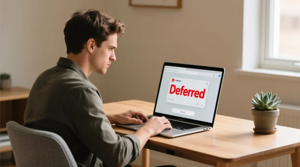 what does deferred mean