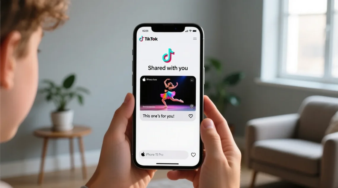 what does shared with you mean on tiktok